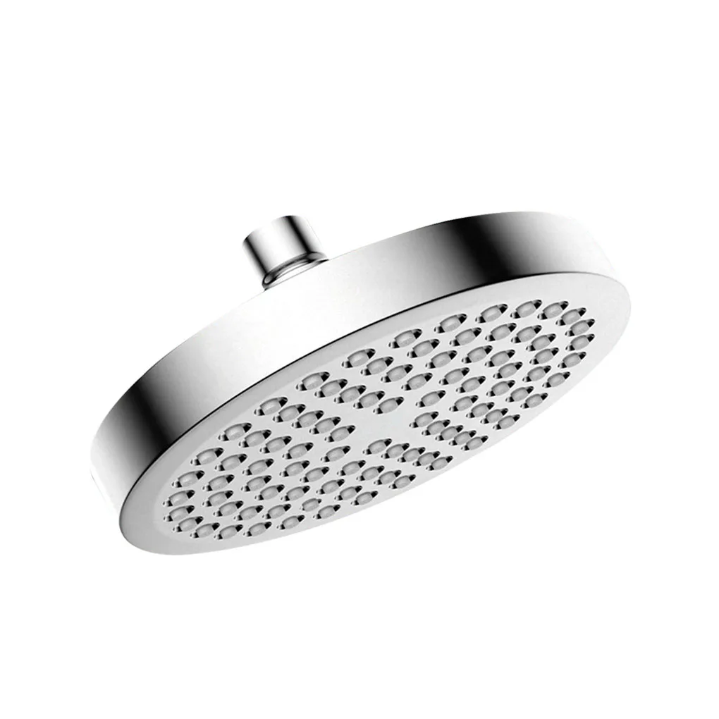 

Bathroom 6Inch Waterfall Shower Heads Ultra-Thin Shower Head Round Rainfall Bath Shower With Self-Cleaning Nozzles