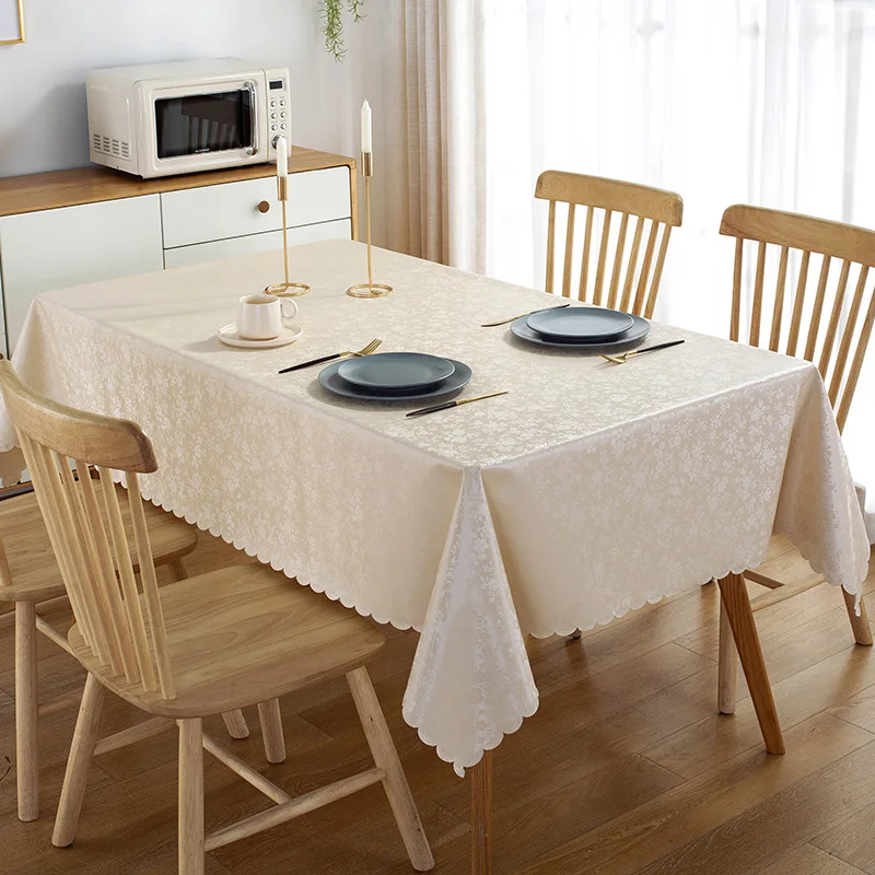 

Table cloth is waterproof, oil resistant, scald resistant, and washable. Table cloth
