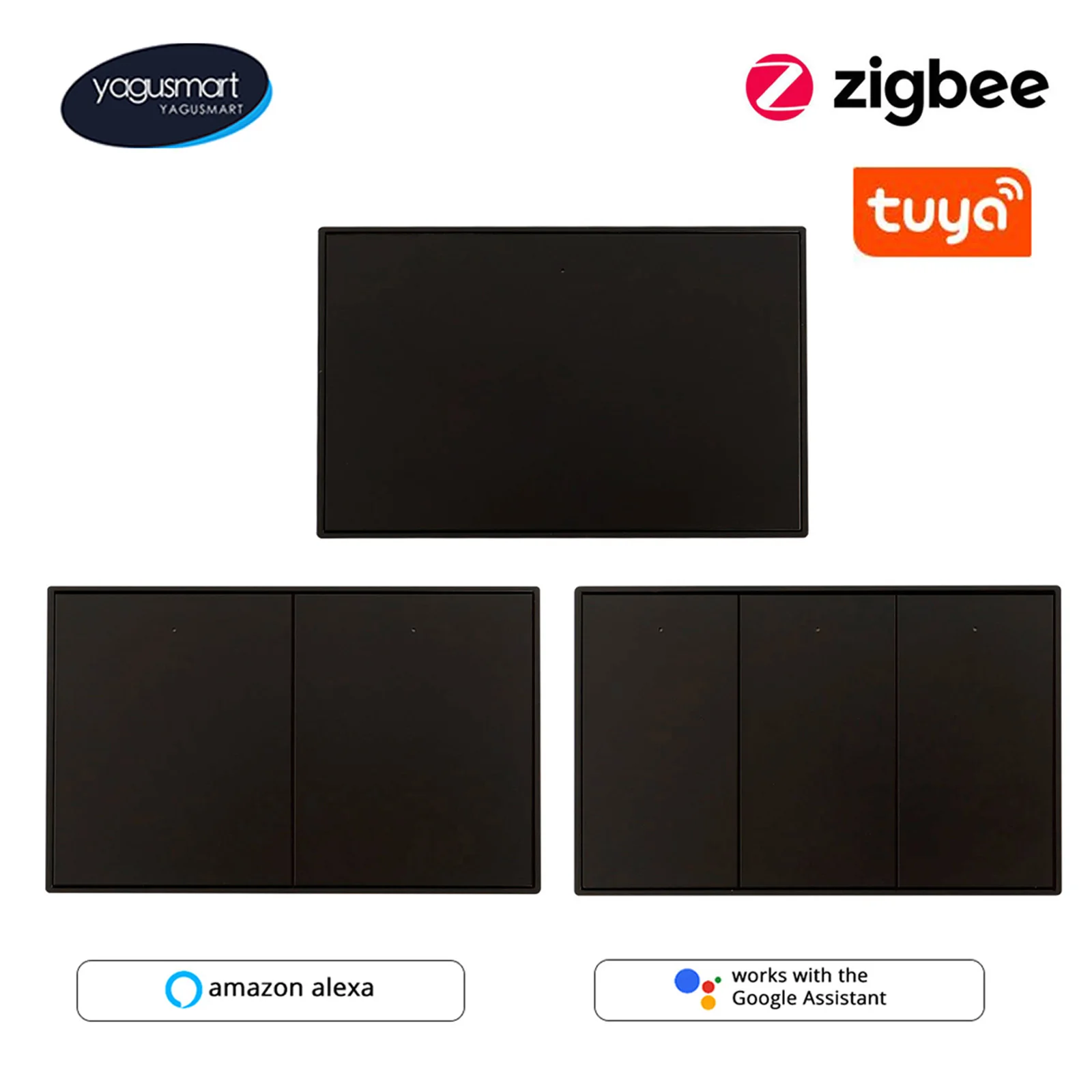 Умные выключатели Yagusmart Tuya Zigbee, настенный светильник с умным домом и управлением через приложение