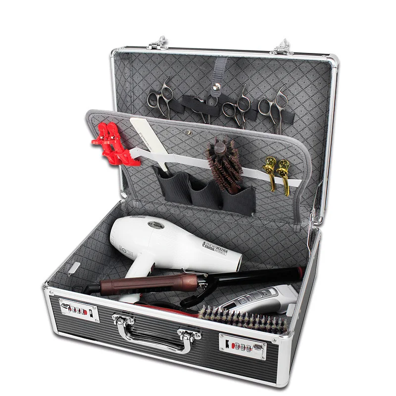 Профессиональный парикмахерский алюминиевый косметический чехол для салона