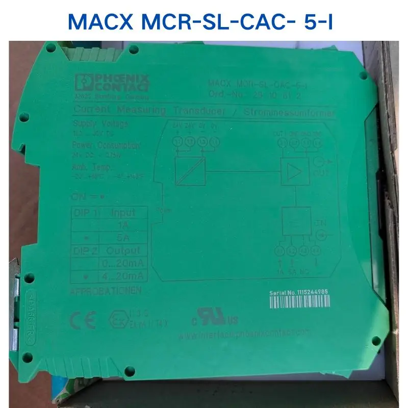 Б/у тест OK PHOENIX isolator MACX MCR-SL-CAC- 5-I