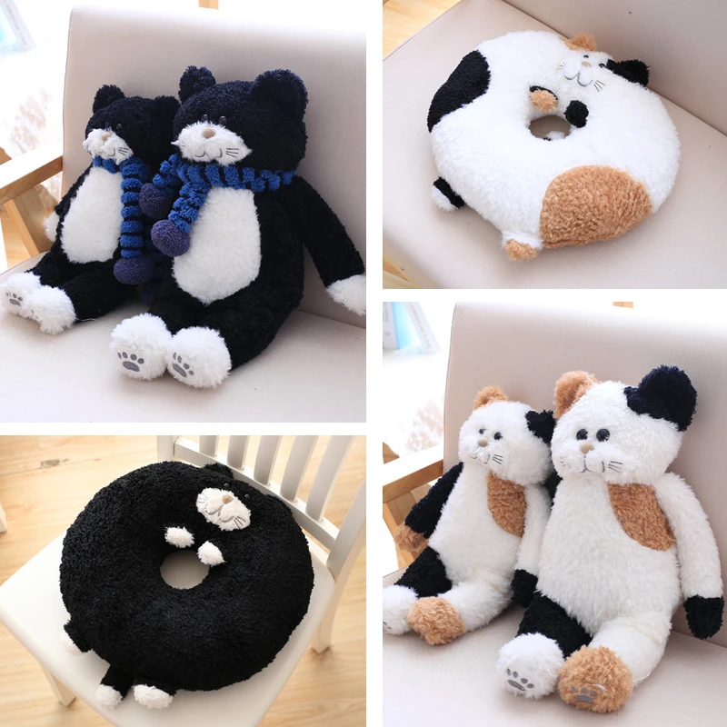 Симпатичная плюшевая игрушка Candice guo мультяшный женский шарф кошка calico котенок