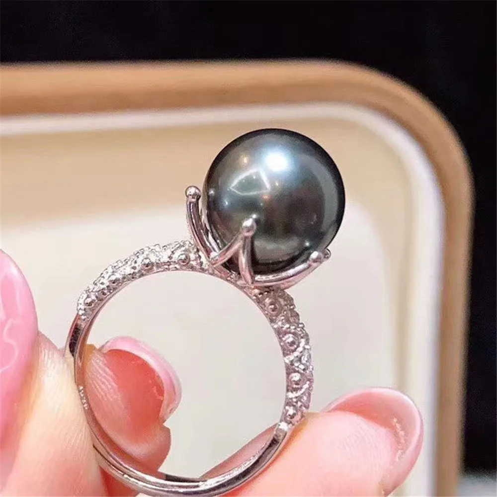 

Wholesale Classic 925 Silver Ring Accessories Settings Adjustable Blank Pearl Ring Setting Base For Women Diy Jewelry Making