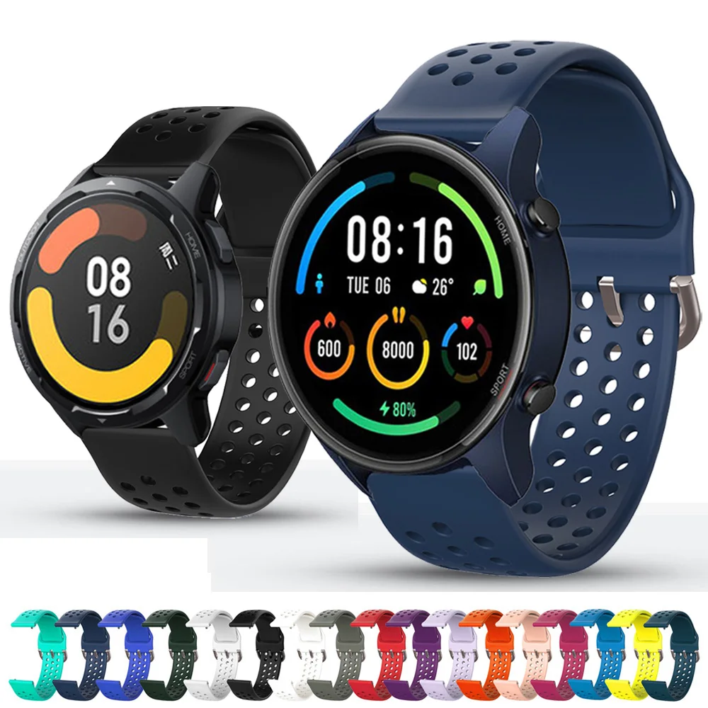 

For Xiaomi MI Watch Global Version Strap Silicone Watch Band Watchband Bracelet For Xiaomi MI Watch S1 / S1 Active / Color 2