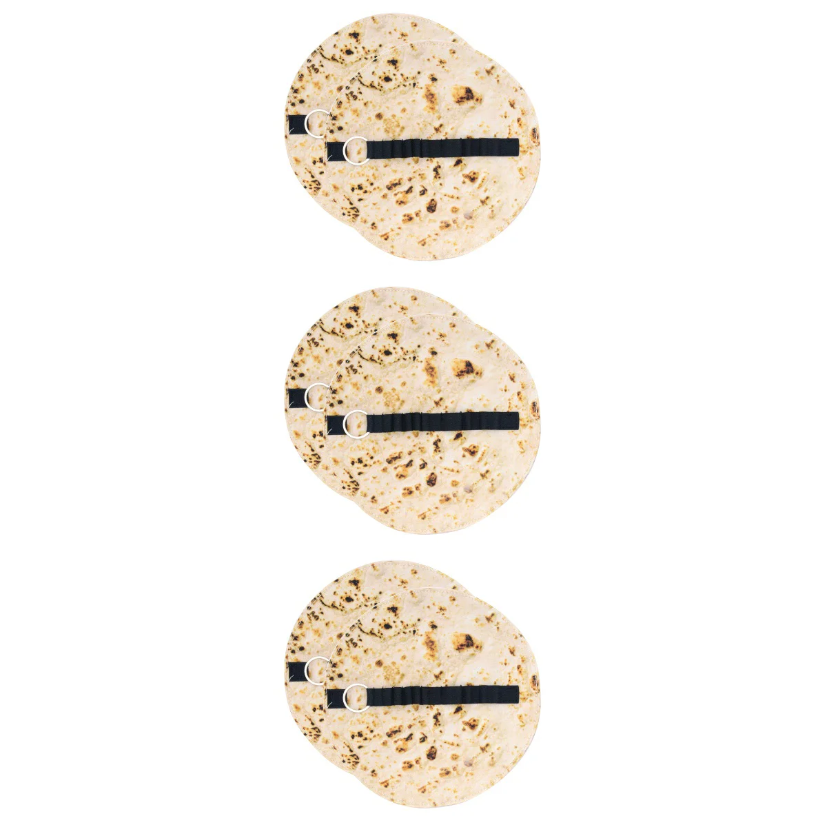 

6 Pcs Tortilla Roll Case Portable Roll Pen Carrying Bag Canvas Pen Storage Bag