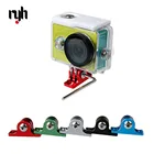 Адаптер для штатива из алюминиевого сплава с ЧПУ для телефона 8 7 6 5 Session Xiaomi Yi 4K SJCAM SJ SJ5000 h9 Go Pro Аксессуары для крепления