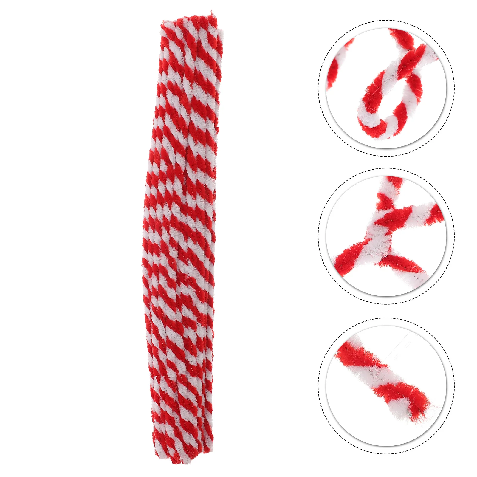 

Pipe Cleaners Chenille Stems Craft Cleaner Sticks Stickplush Kids Crafts Twisted Two Tone Fuzzy Diy Wire Stem Red Green Glitter