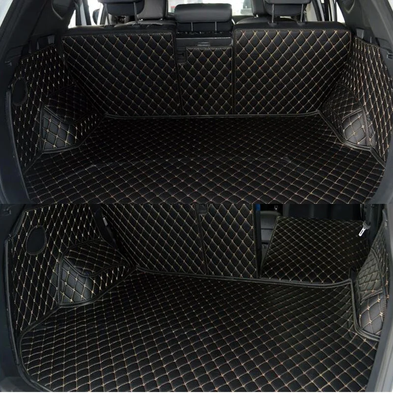

Custom car trunk cargo mats for Hyundai Santa Fe 5 seats waterproof boot carpets for Santafe -2013