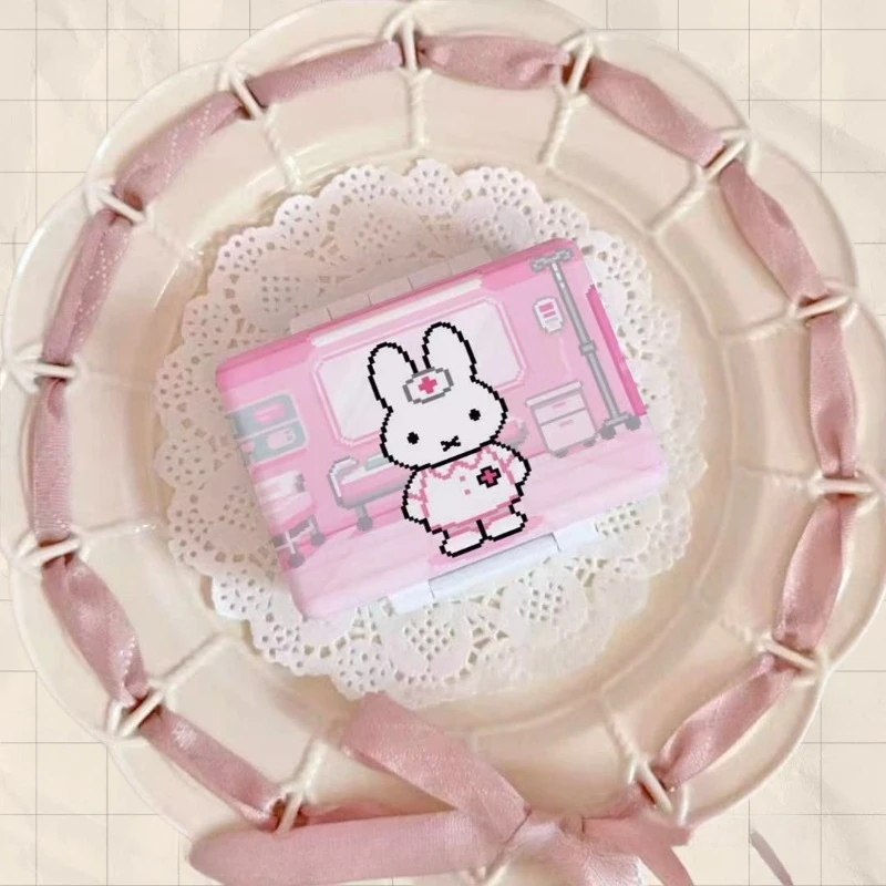 Аниме-контейнер для таблеток Miffy: портативный, большой емкости, защита от света и влаги, стильный дизайн, новинка, хит продаж, оптом, отличные товары (art.: 3920dc625f9fd) - 3920dc625f9fd