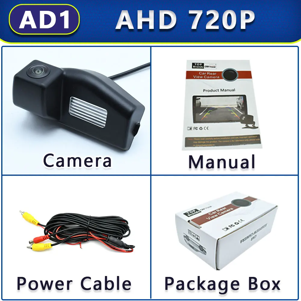 

Для Mazda3 (BK) 2003-2009 (BL) 2009 2010 2011 2012 2013 Автомобильная камера заднего вида AHD 1080P 170 градусов Автомобильная камера заднего вида