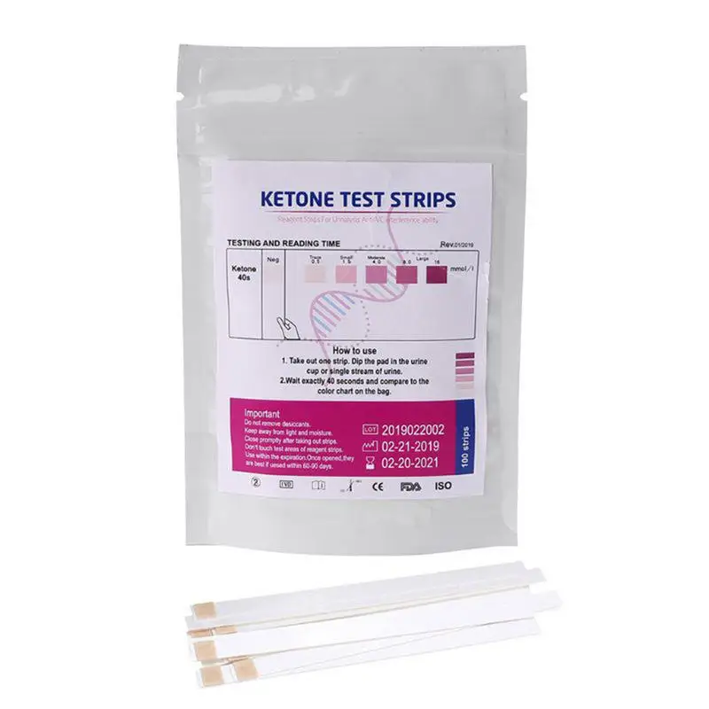 

Ketone Test Strips 100pcs Urinalysis Keto Test Strips Ketone Tester Urine Test Strips For Domestic And Professional Testing Body