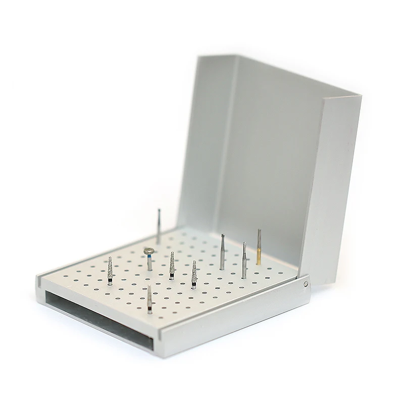 

Dental Burs Holder Autoclavable High Speed Bur Block 100-hole 1PC