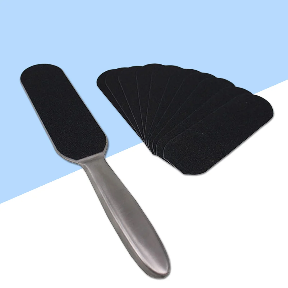 

Pedicure Foot Scraping Plate Double Side File Pumice Stone Callus Paddle Dead Skin Remover