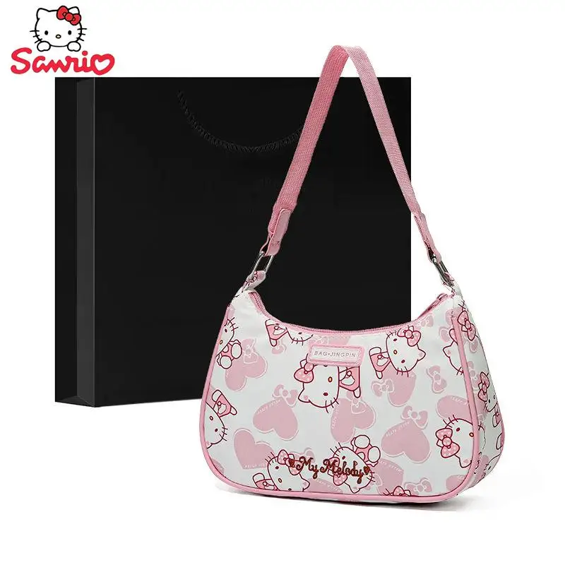 

Sanrio Hello Kitty Kuromi My Melody Underarm Bag Portable Creativity High Capacity Storage Fashionable Versatile Girlfriend Gift
