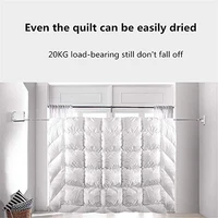 Выдвижная бельевая лента с отверстиями для вешалок, длина 4 м#1