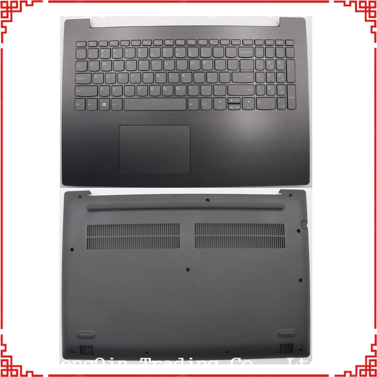 

New Case For Lenovo Ideapad 330-15ICH 330-15 ICH Palmrest Upper Keyboard/Bottom Lower Cover Base 5CB0R47036 5CB0R46705