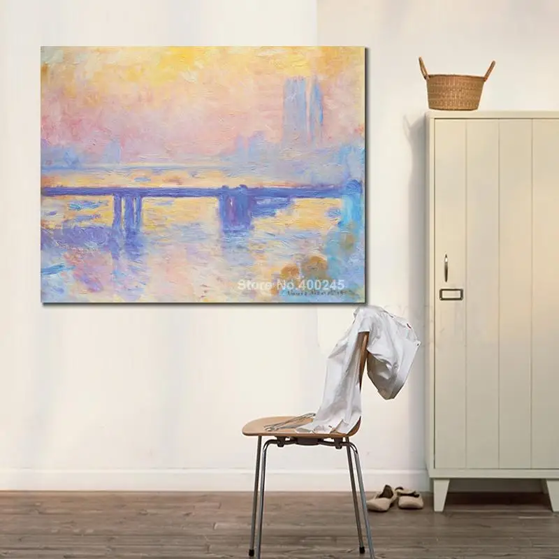 Картина на холсте Клод Моне масляная краска