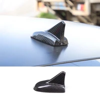 for 2014 2019 maserati ghibli real carbon fiber style car styling car shark fin antenna cover sticker car exterior accessories