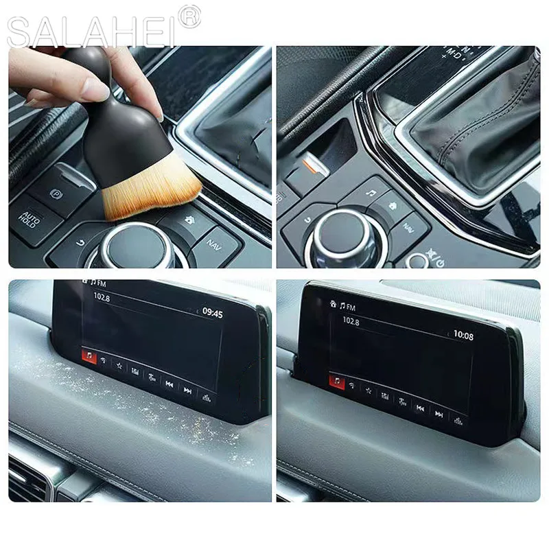 Щетка для очистки салона автомобиля мягкая щетка чистки и обслуживания