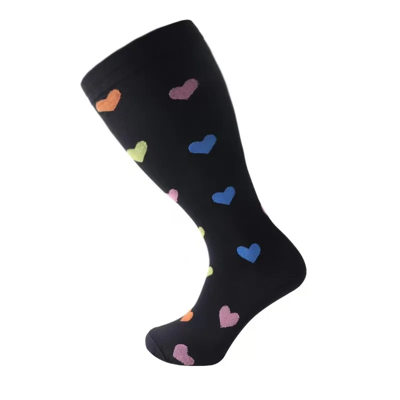 Men And Women Fattening Compression Socks Plus Extra Large Socks Nylon Compression Socks Patterned Models Sports Socks