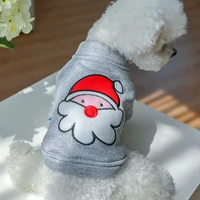 small dog sweater winter autumn warm coat puppy santa suit christmas holiday clothes cardigan sweatshirt chihuahua yorkshire
