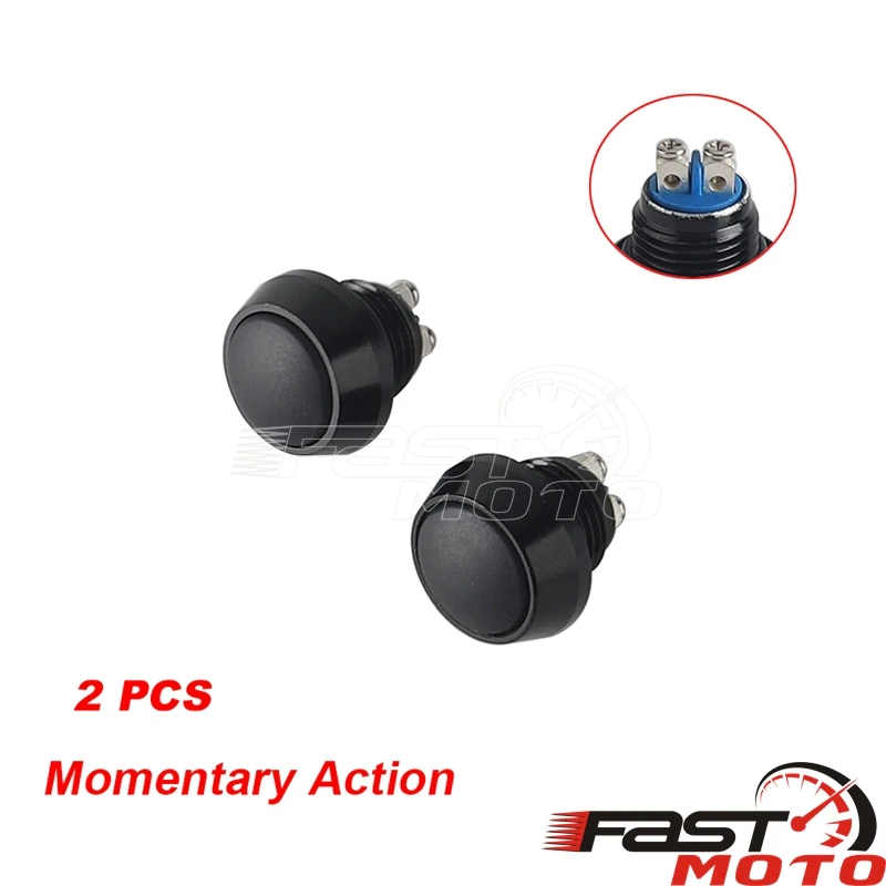 

Переключатель, внешний сигнал, переключатель для запуска поворота для Harley Sportster XL Touring, кнопка включения и выключения, Мгновенный Переключатель 12 мм, сброс питания