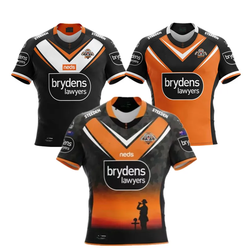 

Wests Tigers 2018-2021 Rugby Jersey Size S-3XL-5XL