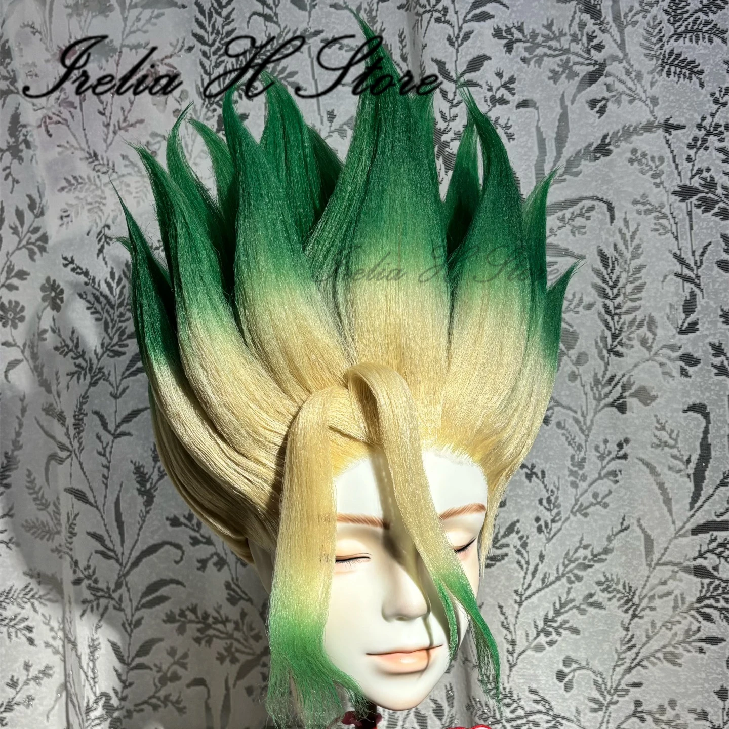 Фото Парик для косплея Ирелии Х Сенку из Dr.STONE, предварительно уложенный, от H Store №2