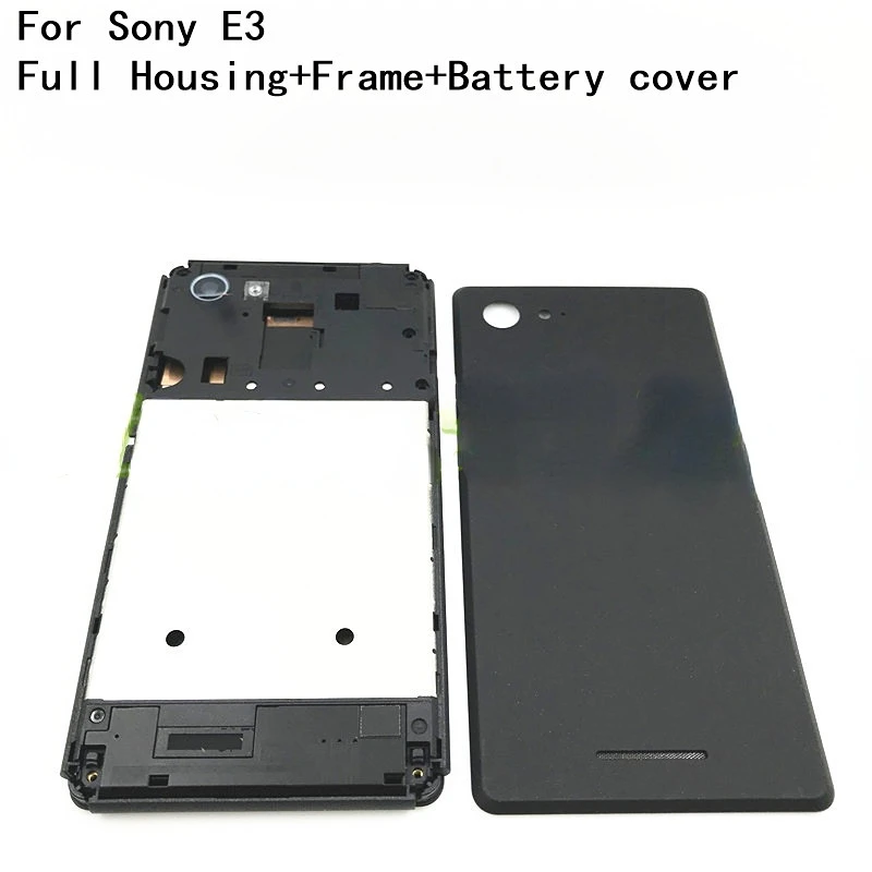 4 5 "для Sony Xperia E3 D2203 D2206 D2202 Крышка батарейного отсека задняя крышка корпуса +