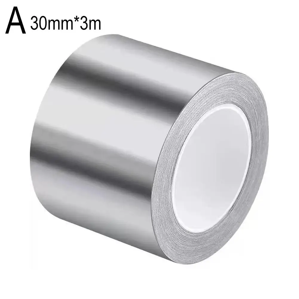 Лента из алюминиевой фольги, устойчивая к высоким температурам, герметичная лента, термостойкая, для ремонта воздуховодов, защитная, кухонная лента, аксессуары