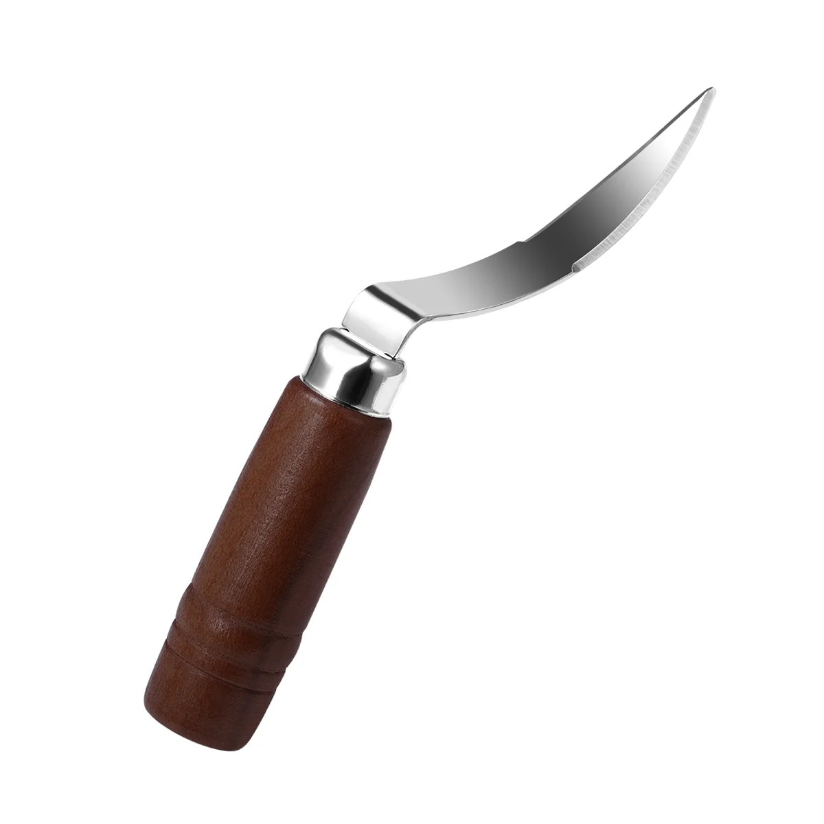 

1 Pc Opener Tool Set Tool Meat Remover Durable Wooden Handle Stainless Steel Opener for& Mature Coconuts