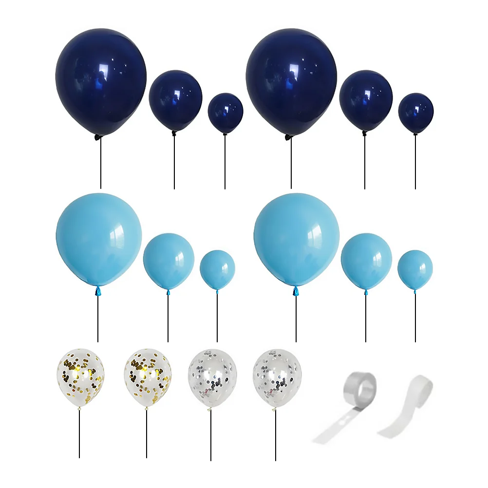 

Balloon Blue Baby Party Shower Garland Latex Kit Arch Gender Decorations Royal Decoration Reveal Wedding Balloons Graduation