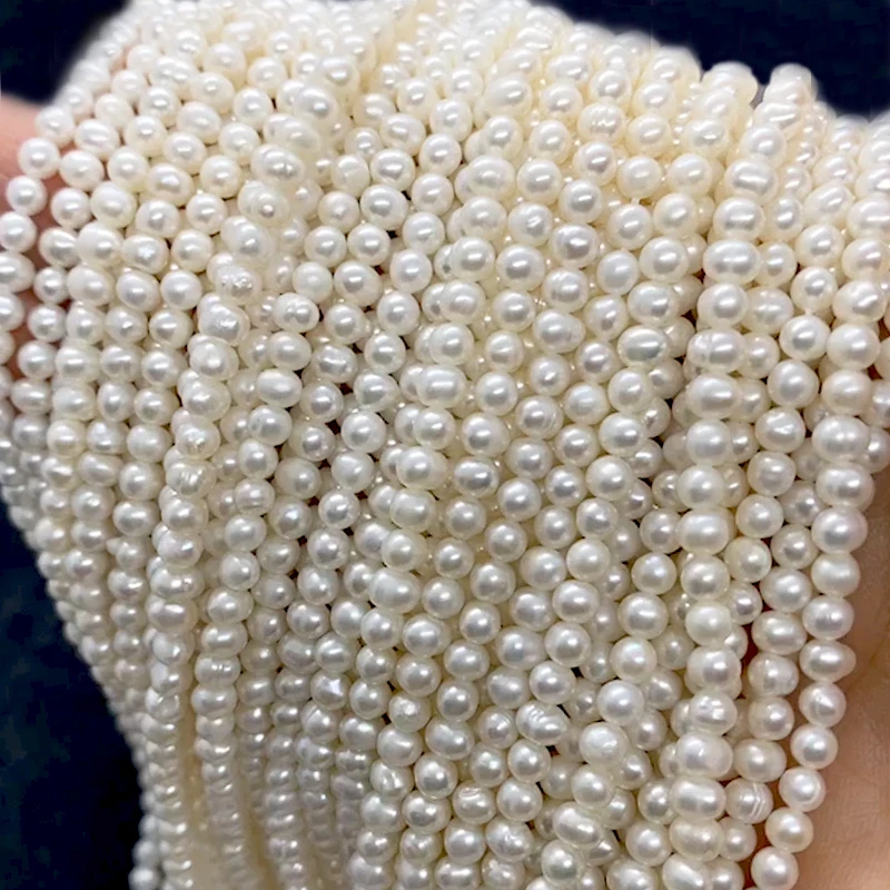

Natural Freshwater Pearl Beads 2mm3mm Potato-shaped Beads for Jewelry Making DIY Bracelet Necklace Earrings Jewelry Accessories