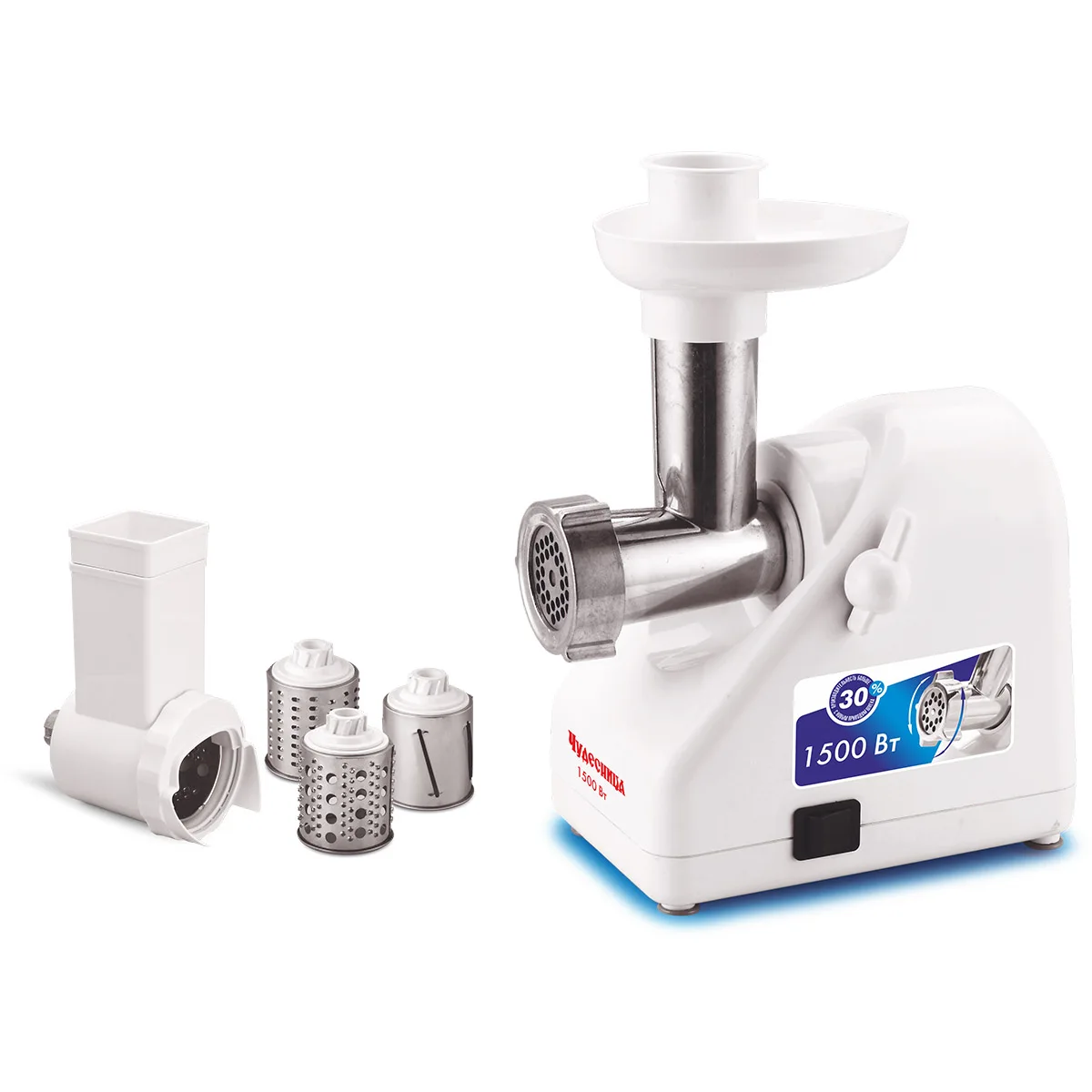 Мясорубка электрическая Чудесница ЭМШ-32Р (Пиковая мощность 1500 Вт