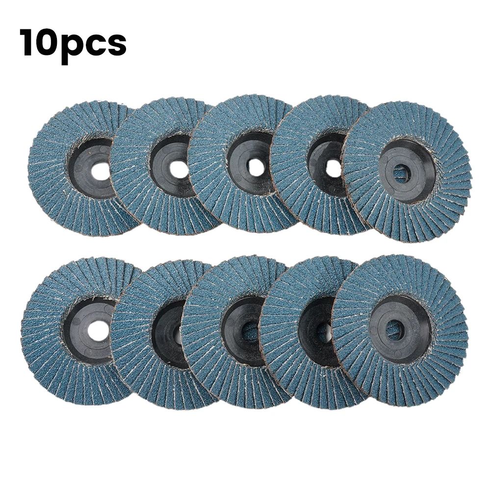 

Practical Flap Discs for DIY Enthusiasts 10pcs 3" Grinding Wheel Flap Discs Angle Grinder Sanding Disc Wood Abrasive Tool Set