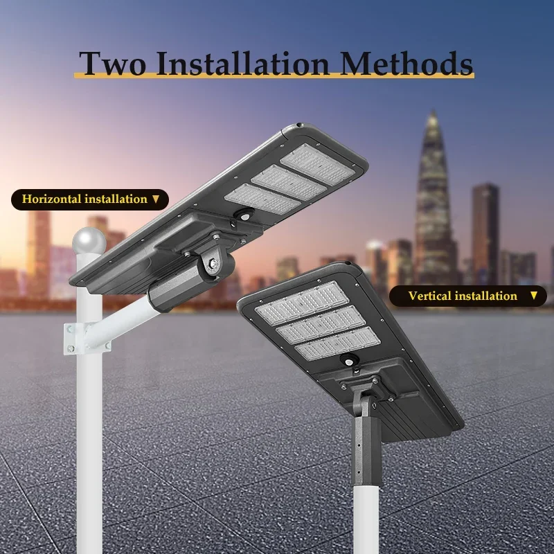 Солнечное освещение Nokin 12 Вт Светодиодный интегрированный солнечный уличный