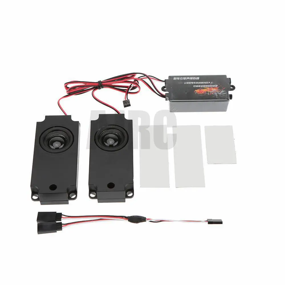 

RC Car Parts Speakers 2 Generation Motor Sound Simulator Group 10 Effect Engine Sound Simulator For 1/10 SCX10 Axial D90 D110
