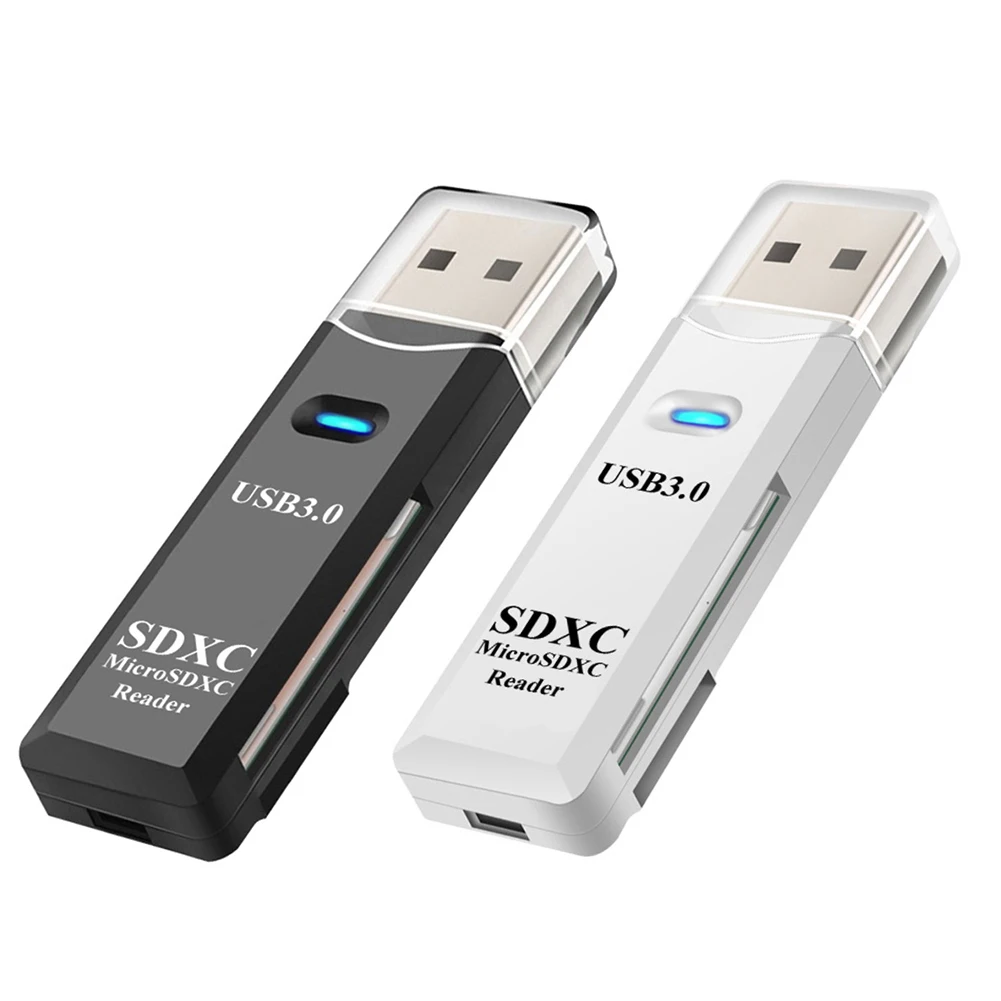 

Умный кардридер 2 в 1, устройство для чтения TF-карт USB 3,0, адаптер SDHC SDXC MMC для ПК, флеш-карта памяти