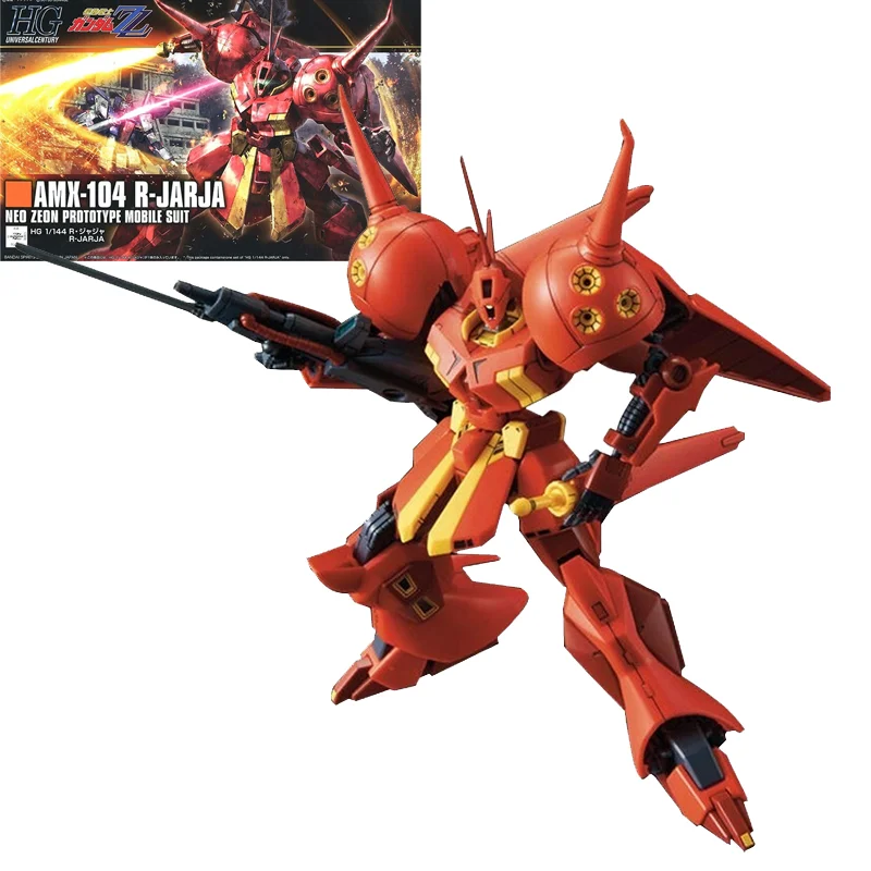 

Bandai Genuine HG HGUC 1/144 220 AMX-104 R-Jarja Gunpla Gundam Assembled Model Kit Anime Action Figure Toys Gift For Children