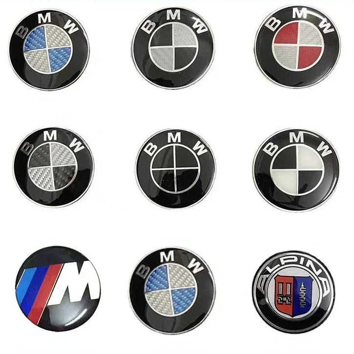 Фото Наклейки на колпаки ступиц (4 шт., 65 мм) для BMW Alpina E89 E90 MF10 F06 F130 F80 X1 X5 M3 E82 F22 F23 F35 - Быстрая доставка №3
