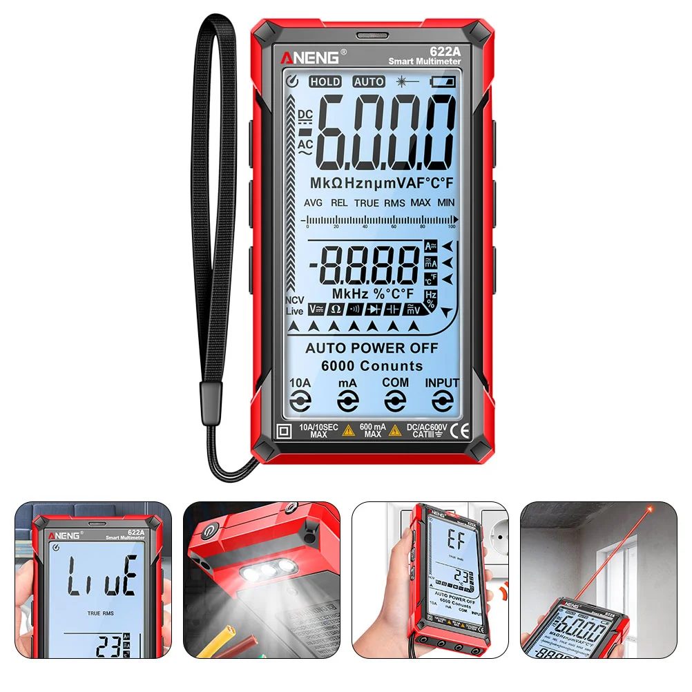

Electric Tester Tool Automatic Multi Meter Portable Multimeter Electrical Copper