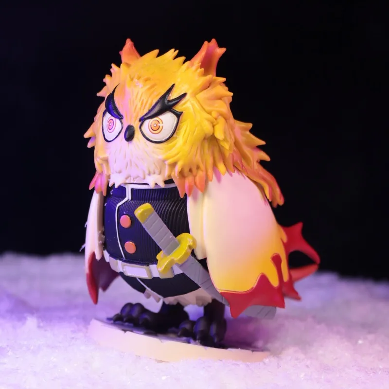 

Фигурка аниме Demon slager Rengoku Kimetsu Kawaii COS, ПВХ, Коллекционная модель для детей, подарки