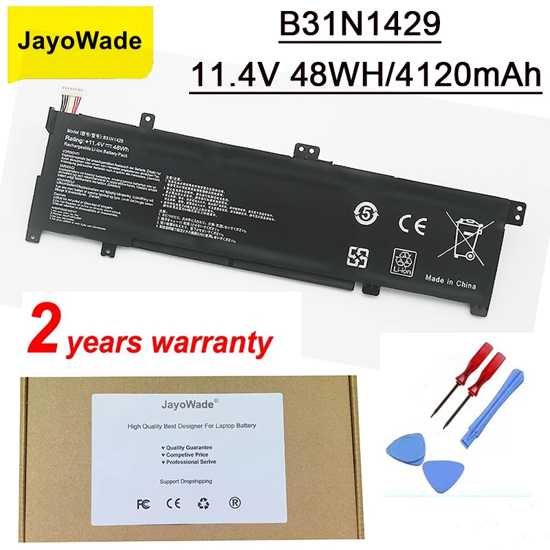 JayoWade Новый B31N1429 Аккумулятор для ноутбука ASUS A501L A501LX A501L A501LB5200 K501U K501UX K501UB K501UW K501LB K501LX K501L 48Wh