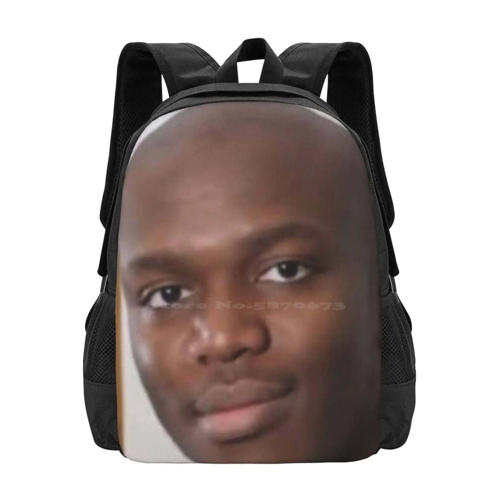 

Ksi Large Face Backpack For Student School Laptop Travel Bag Ksi Vibes Youtuber Funny Try Not To Laugh Cursed Portrai Memes