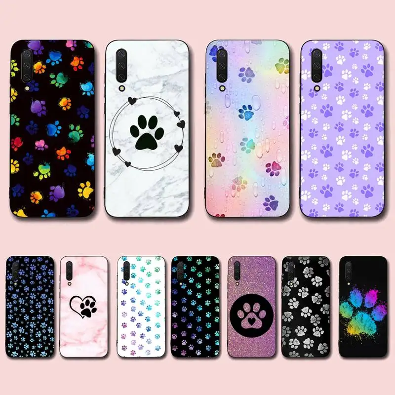 

Dog Paw Phone Case for Xiaomi mi 5 6 8 9 10 lite pro SE Mix 2s 3 F1 Max2 3