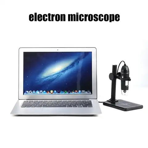СВЕТОДИОДНЫЙ цифровой Ручной микроскоп с регулируемым увеличением, микроскоп с гибкой подставкой, оборудование для оптометрии для домашне...