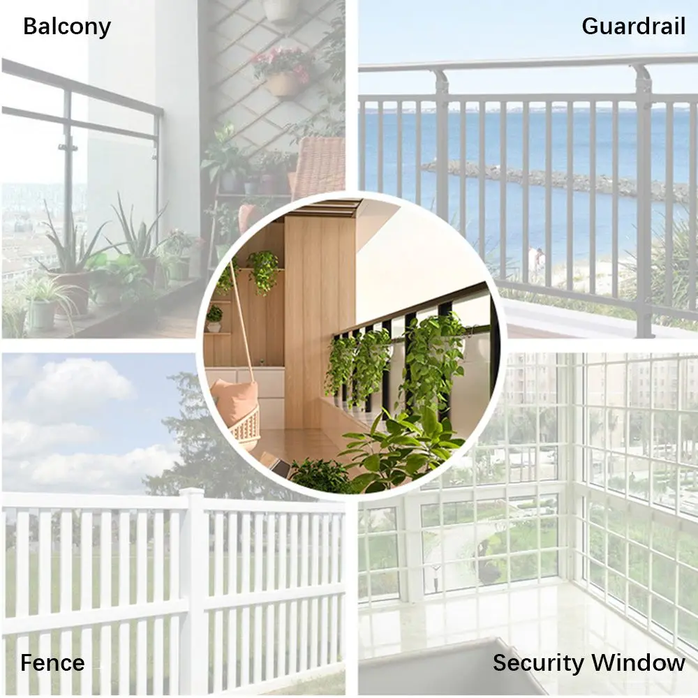 Стильный подвесной стеллаж для цветочных горшков из нержавеющей стали домашнего