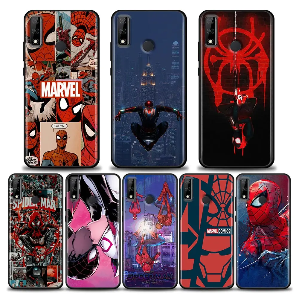

Venom Spider-Man Marvel Phone Case for Huawei Y9 2019 Y6 Y7 Y6p Y8s Y9a Y7a Mate 40 20 10 Pro Lite RS Soft Silicone Case