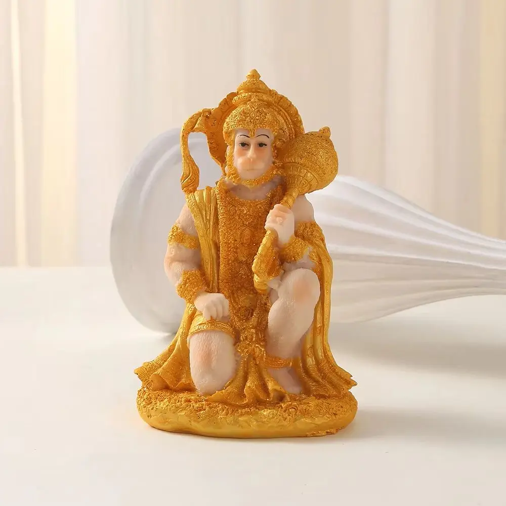 Новая статуя из смолы индийский обезьянный Бог Ханман антикстельный храм