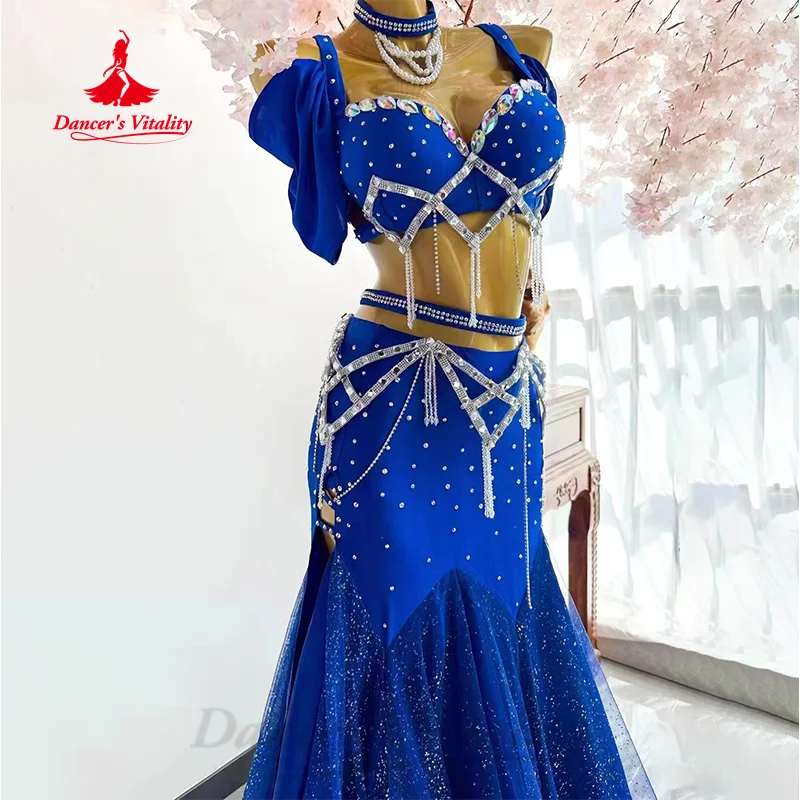 Dancer's Vitality Танцевальный костюм для belly dance бюстгальтер + юбка модал спандекс